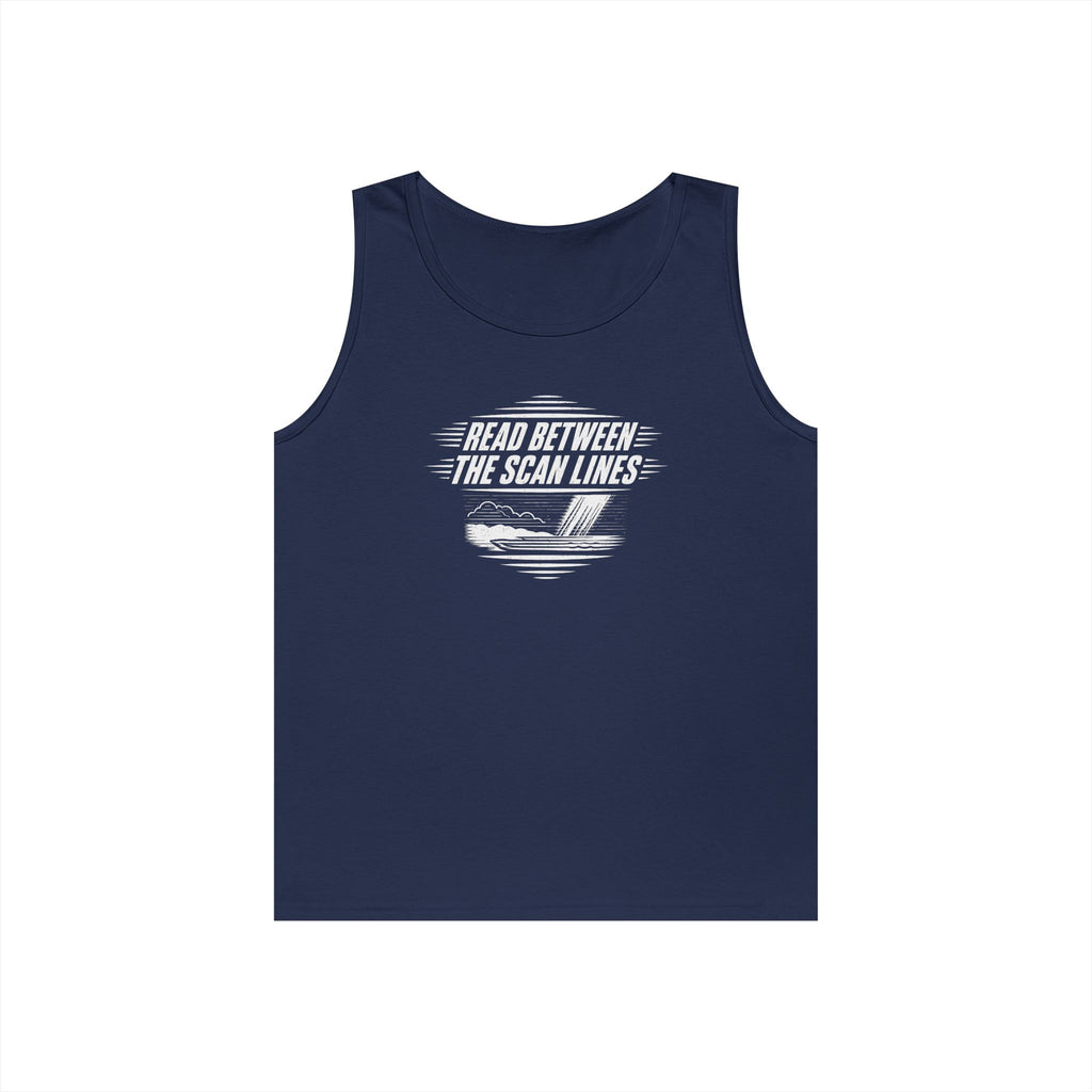 Read Between the Scan Lines Tank Top