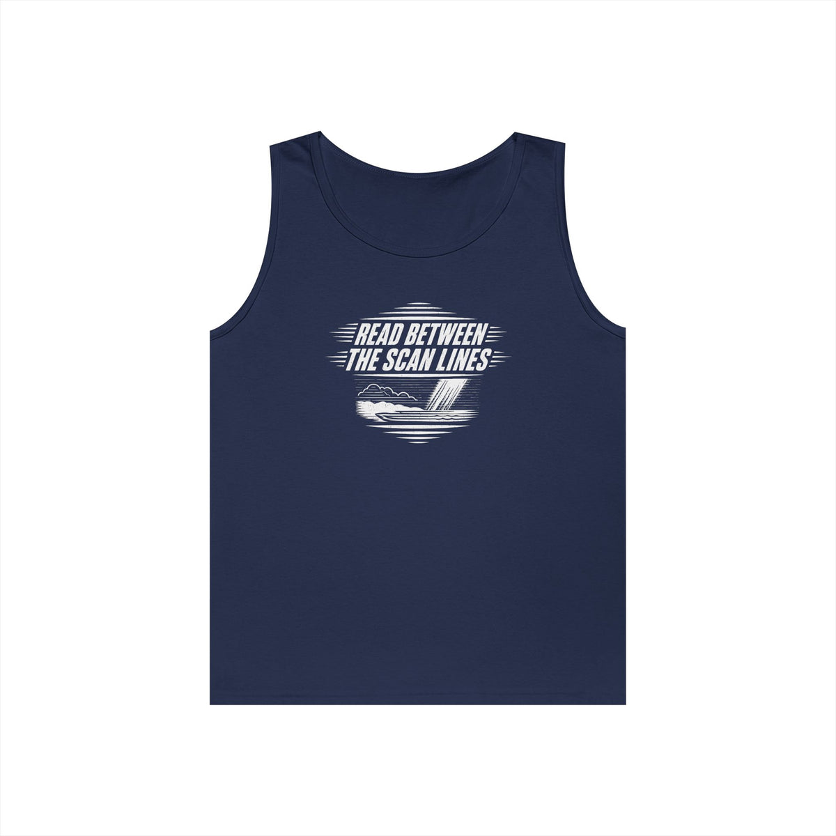 Read Between the Scan Lines Tank Top