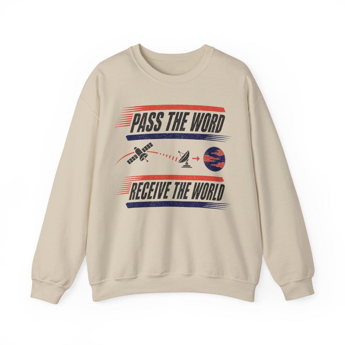 Pass the Word Receive the World Crewneck