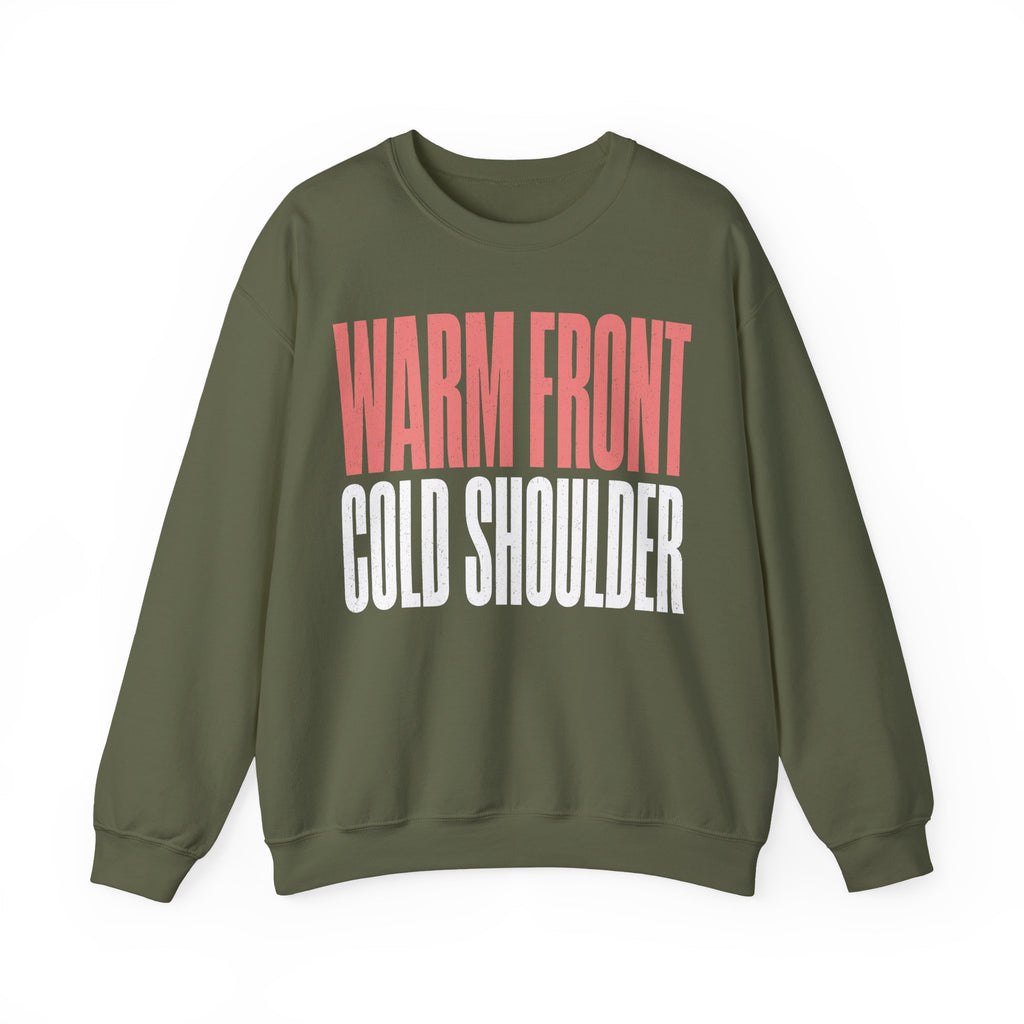 Warm Front Cold Shoulder Crewneck