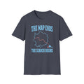 The Map Ends the Search Begins T-Shirt