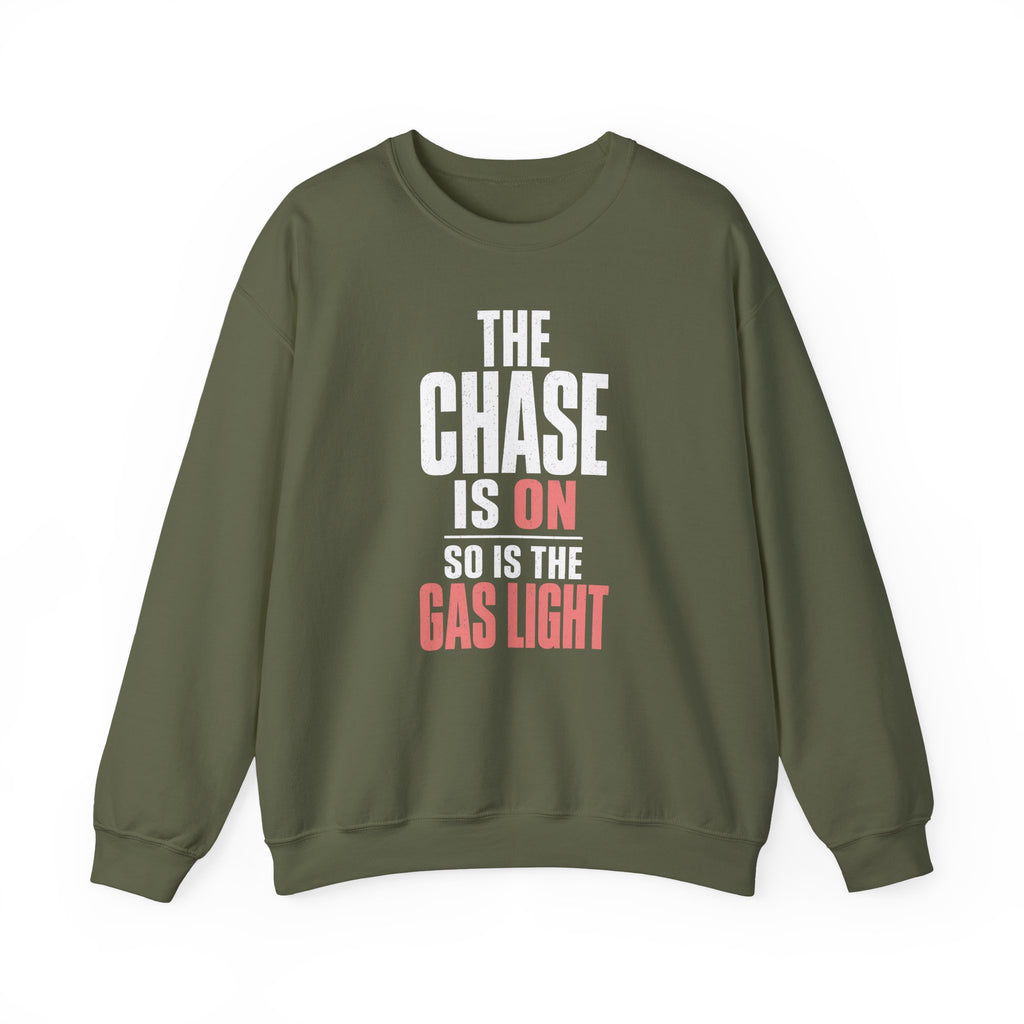 The Chase Is On, So Is the Gas Light Crewneck