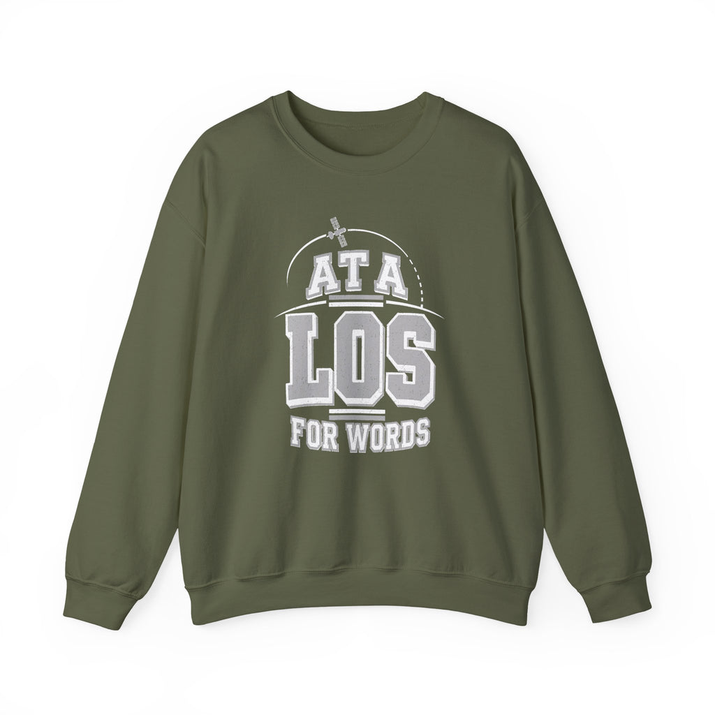 At a LOS for Words Crewneck