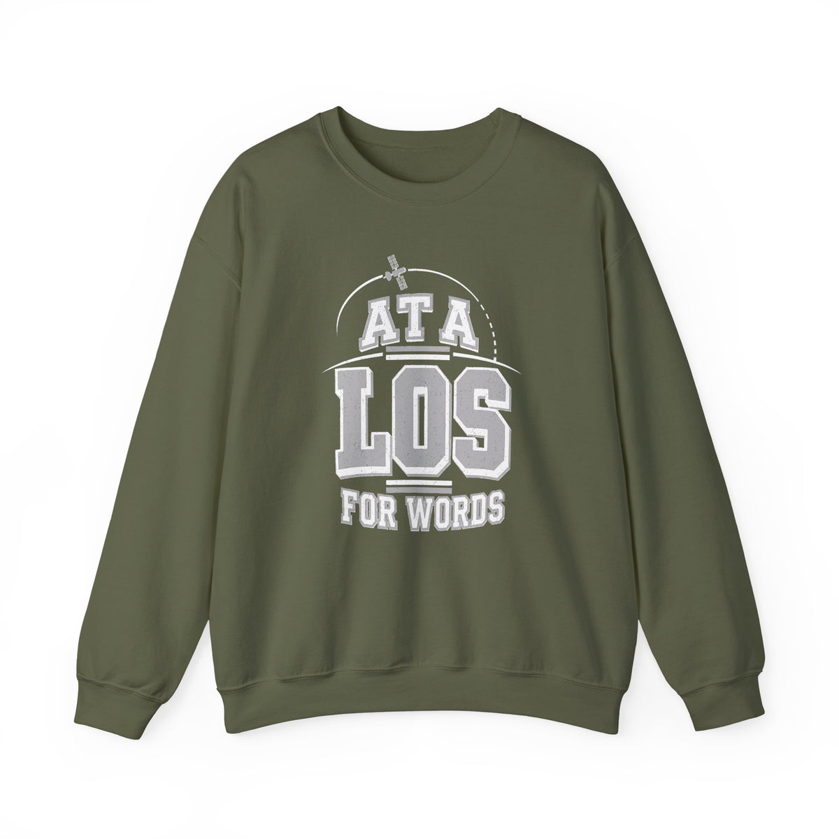 At a LOS for Words Crewneck