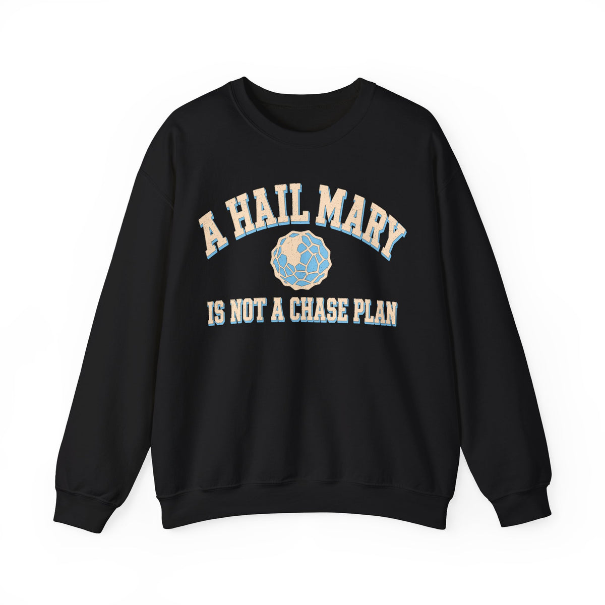 A Hail Mary Is Not a Chase Plan Crewneck