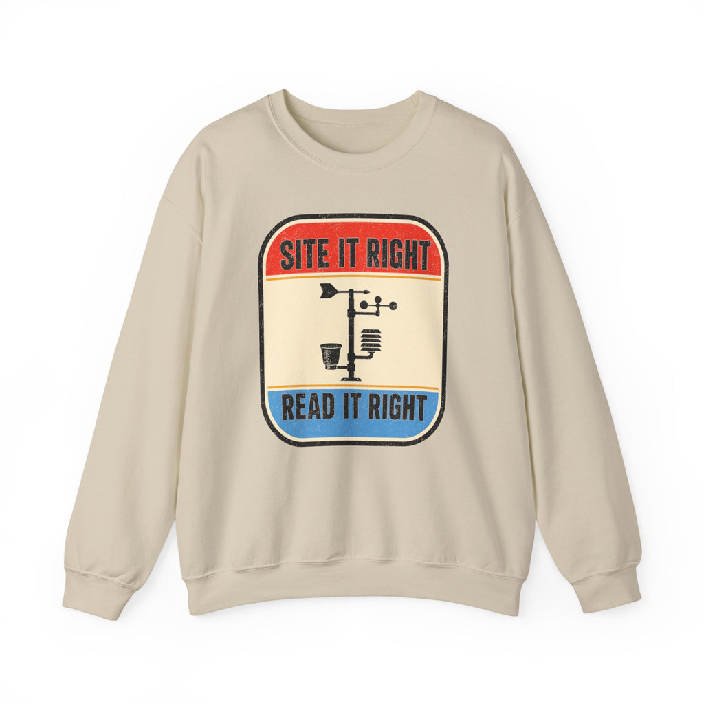 Site It Right Read It Right Crewneck