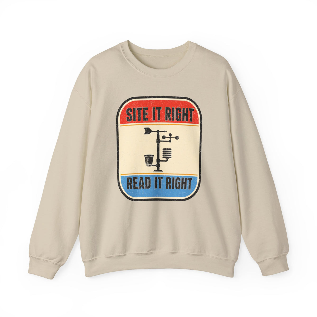Site It Right Read It Right Crewneck