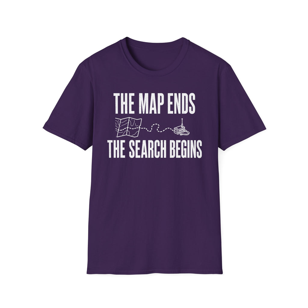 The Map Ends, the Search Begins T-Shirt
