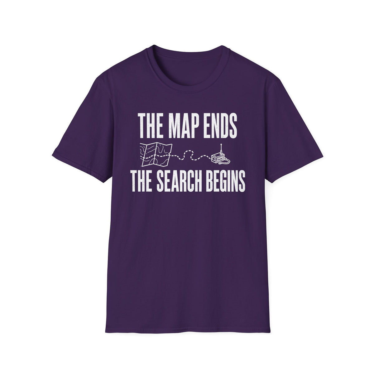 The Map Ends, the Search Begins T-Shirt