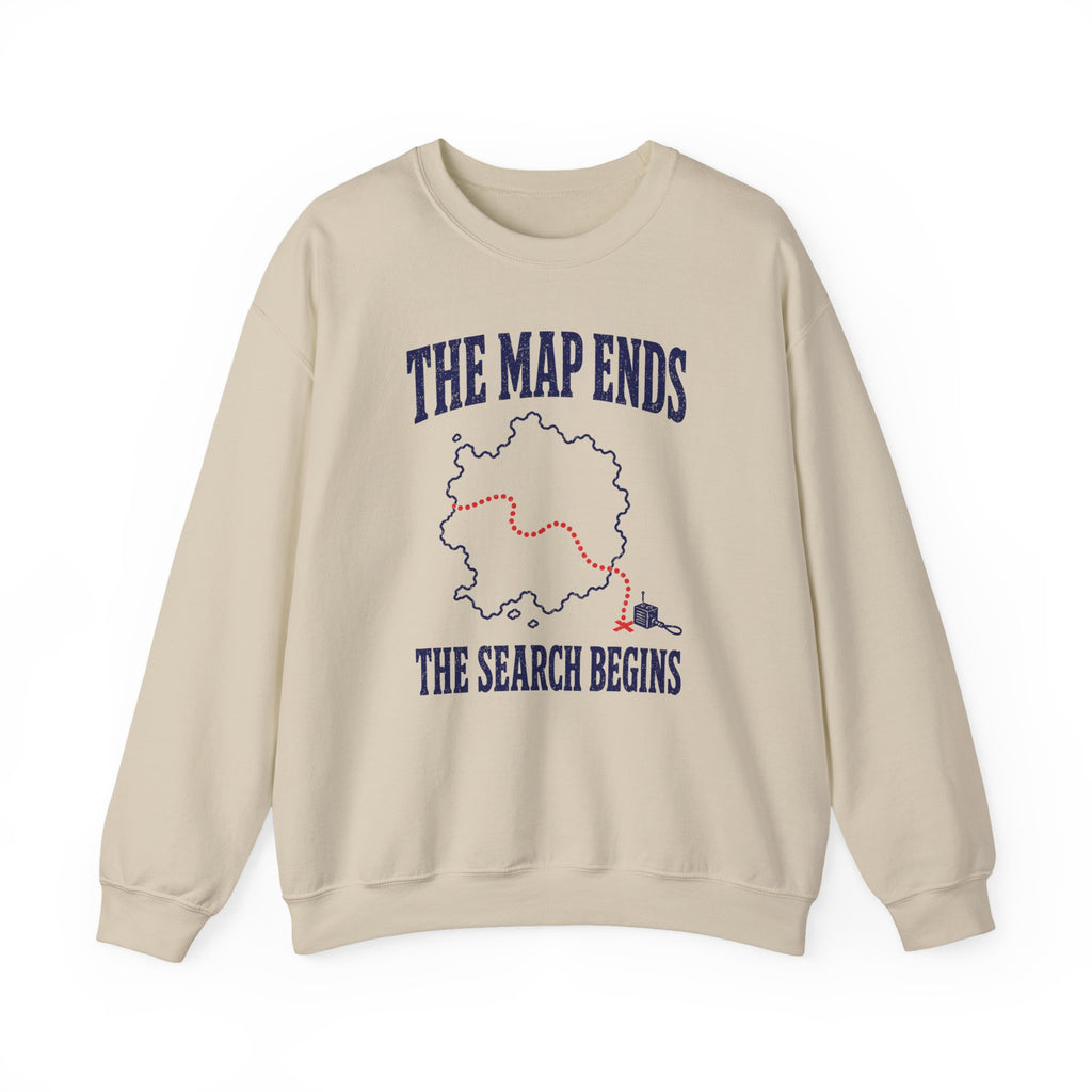 The Map Ends the Search Begins Crewneck