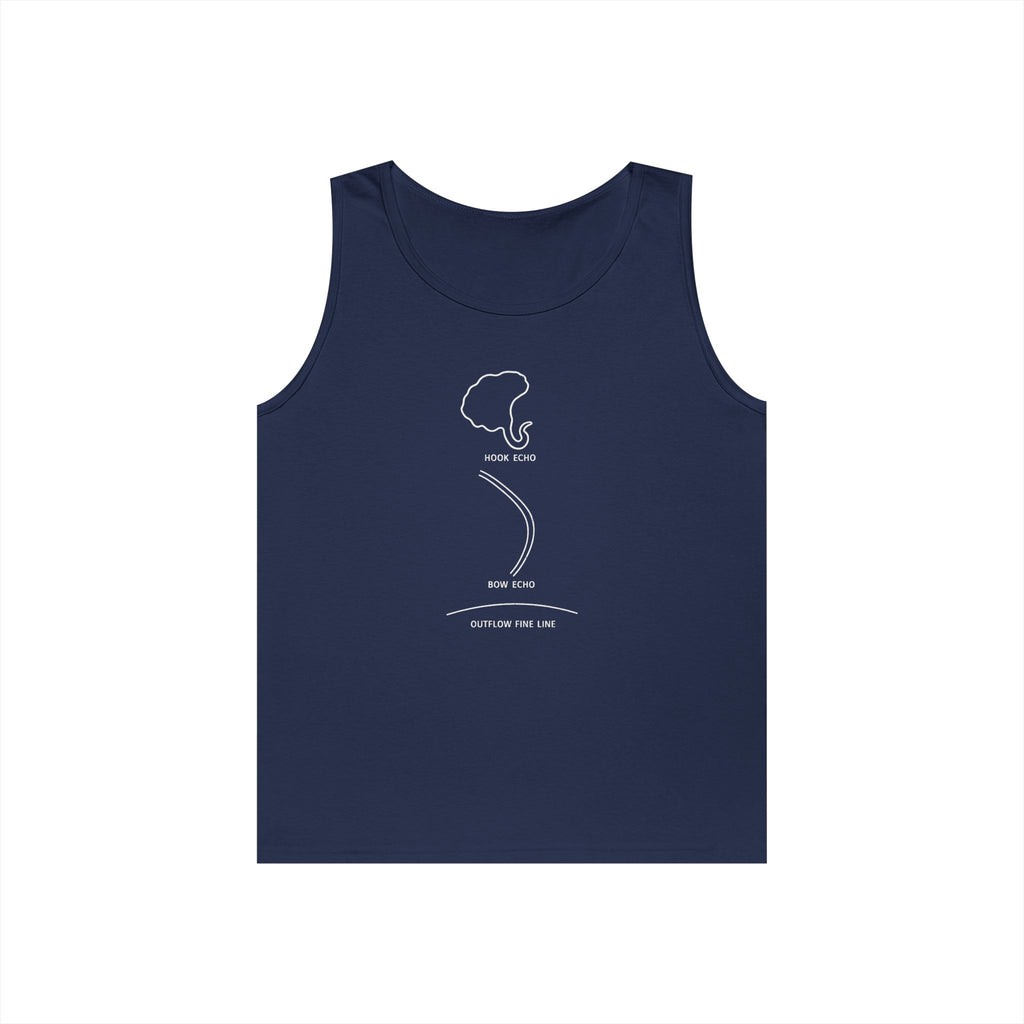 Hook Echo Bow Echo Outflow Fine Line Tank Top