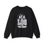At a LOS for Words Crewneck
