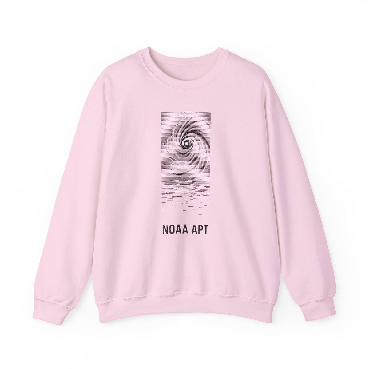 One Weather Image Reconstructed Progressively from Received Scan Lines Crewneck