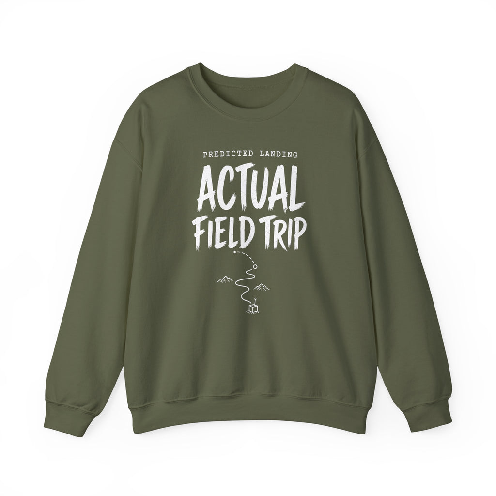 Predicted Landing Actual Field Trip Crewneck