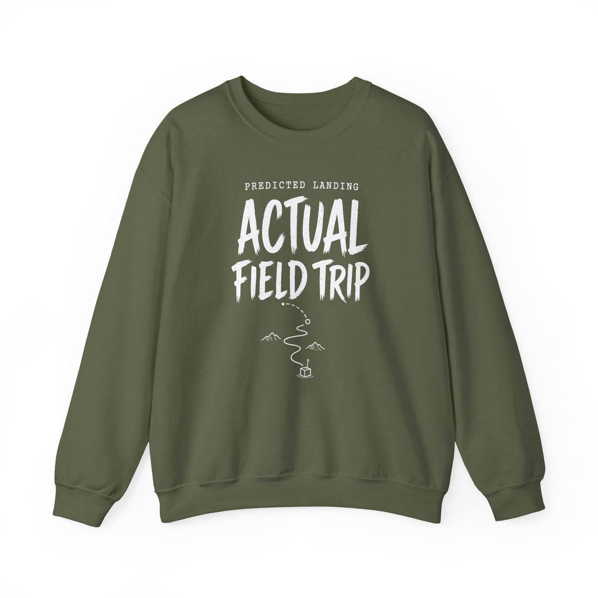 Predicted Landing Actual Field Trip Crewneck