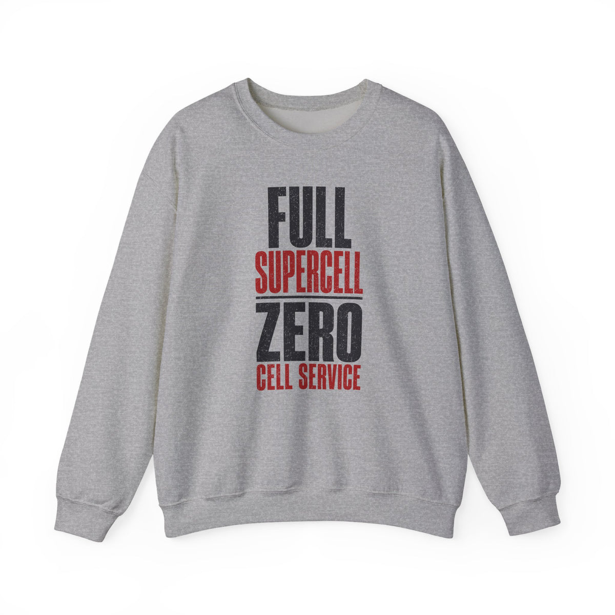 Full Supercell, Zero Cell Service Crewneck