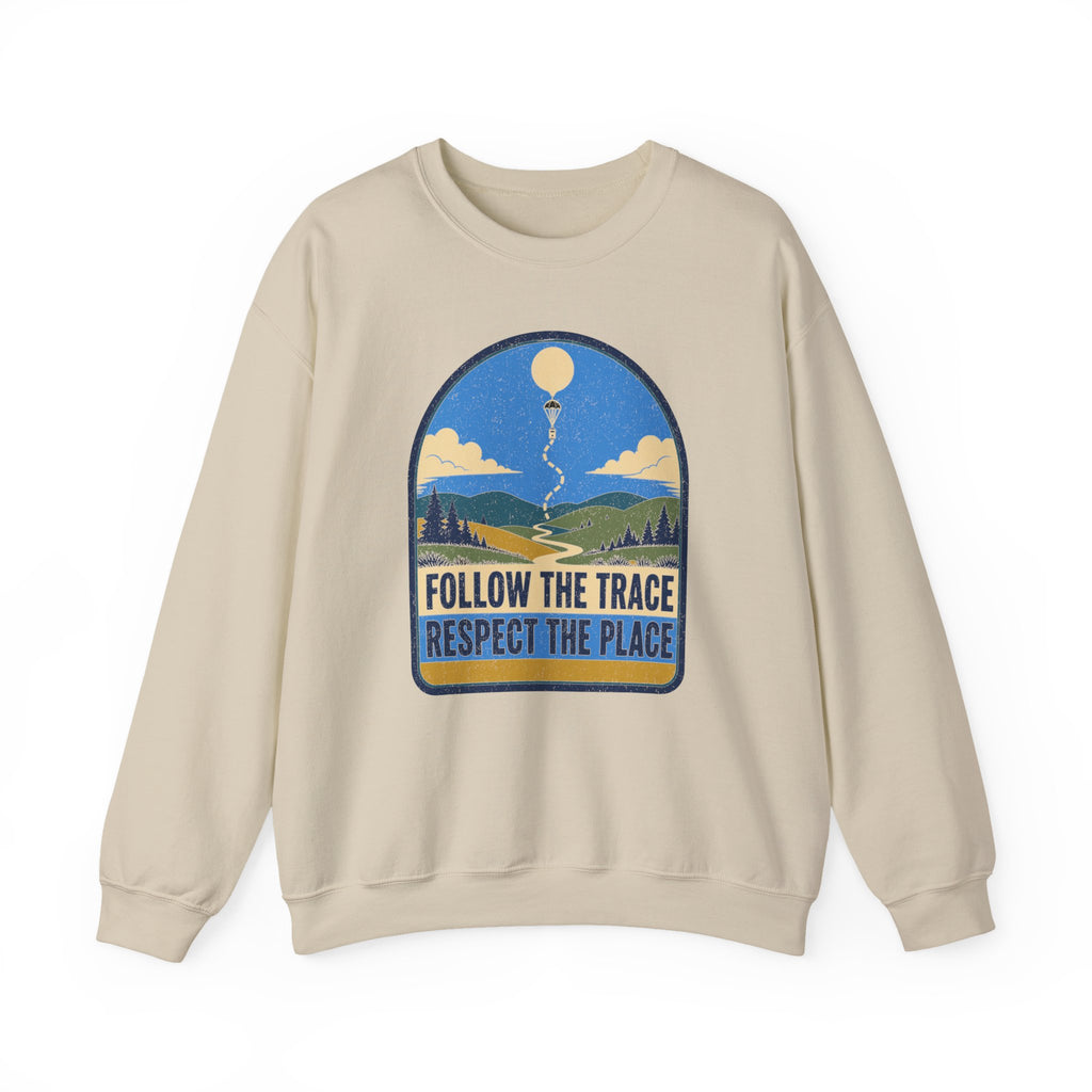 Follow the Trace Respect the Place Crewneck