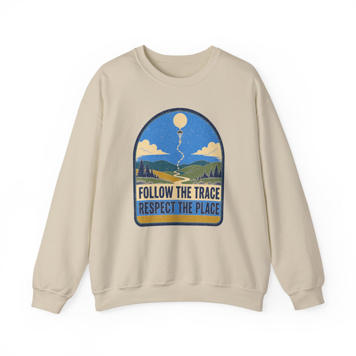 Follow the Trace Respect the Place Crewneck