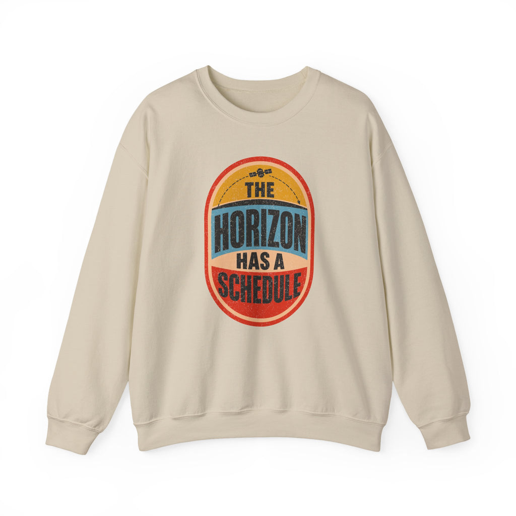 The Horizon Has a Schedule Crewneck