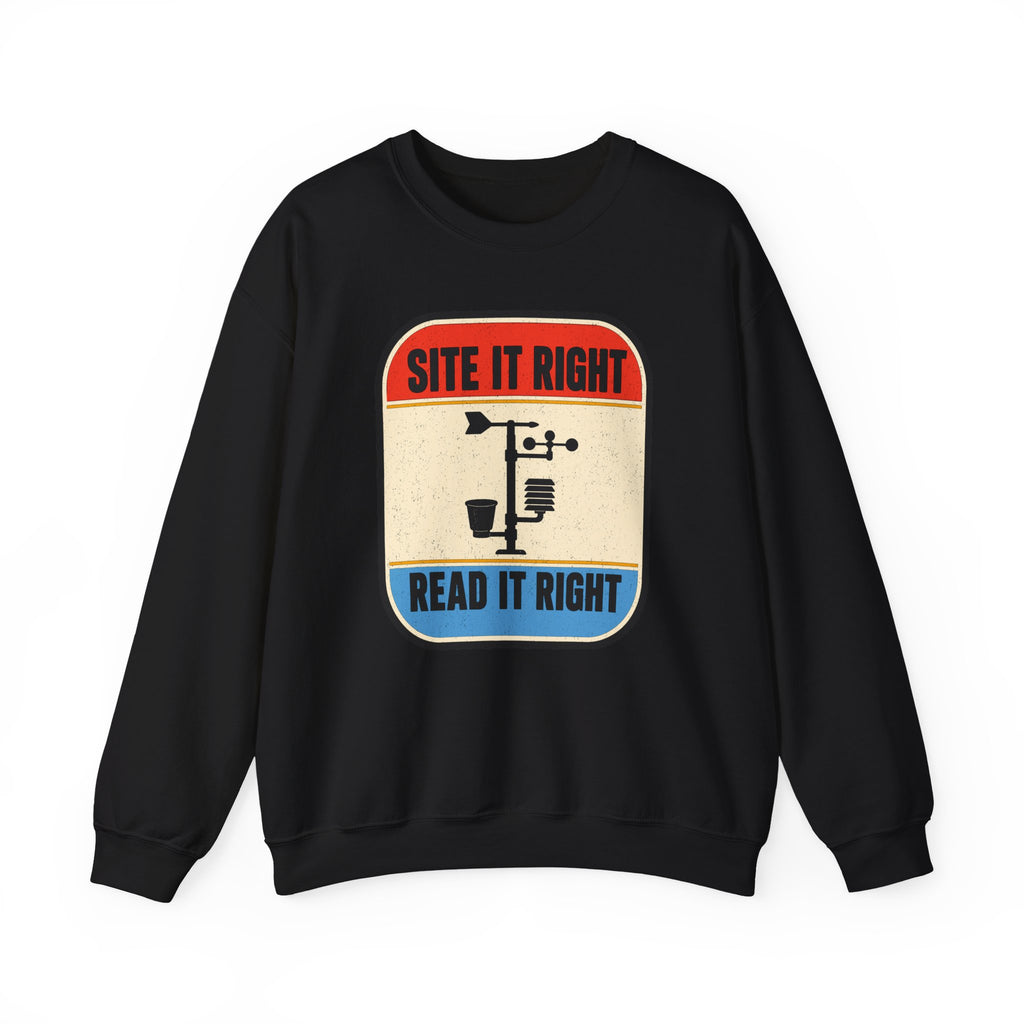 Site It Right Read It Right Crewneck