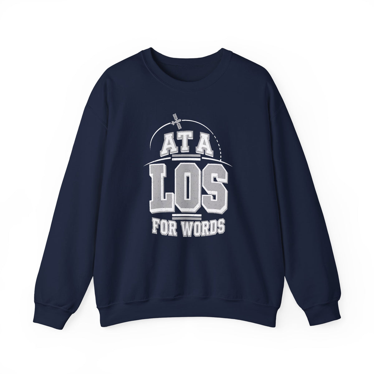 At a LOS for Words Crewneck