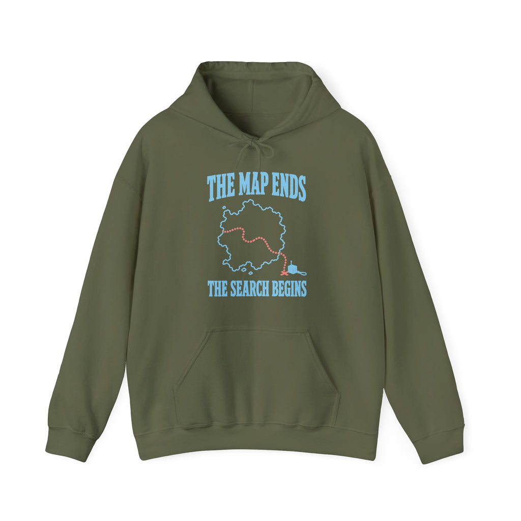 The Map Ends the Search Begins Hoodie