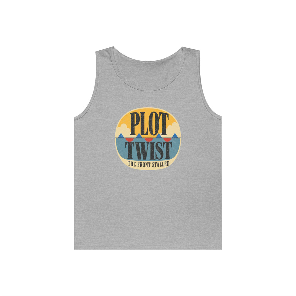 Plot Twist, the Front Stalled Tank Top