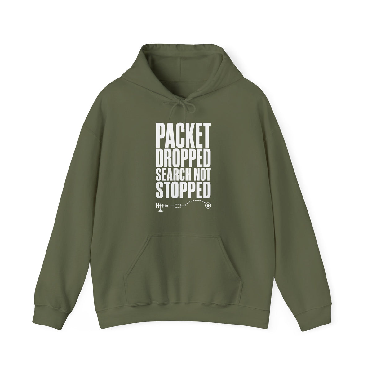 Packet Dropped Search Not Stopped Hoodie