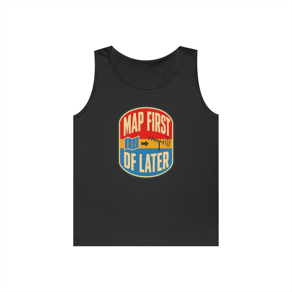 Map First RF Later Tank Top