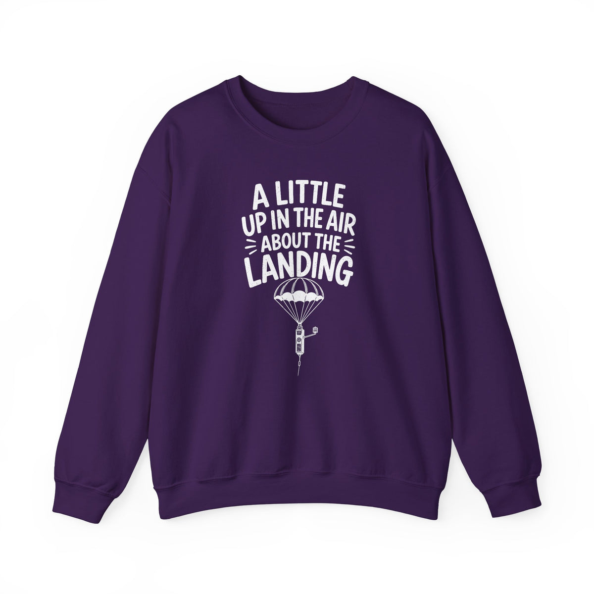 A Little Up in the Air About the Landing Crewneck