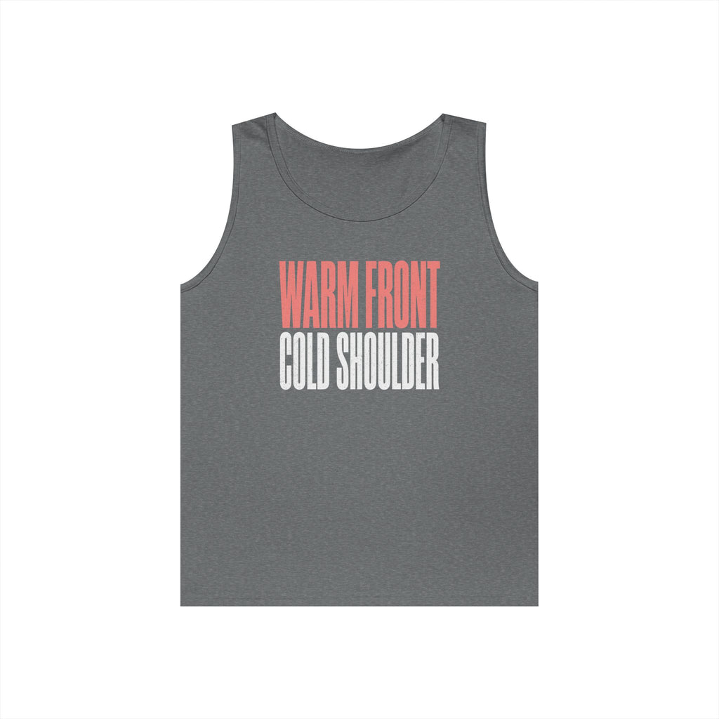 Warm Front Cold Shoulder Tank Top