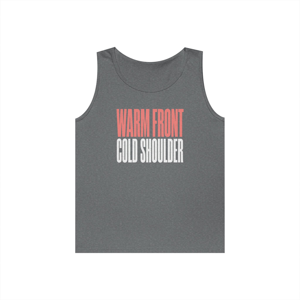 Warm Front Cold Shoulder Tank Top