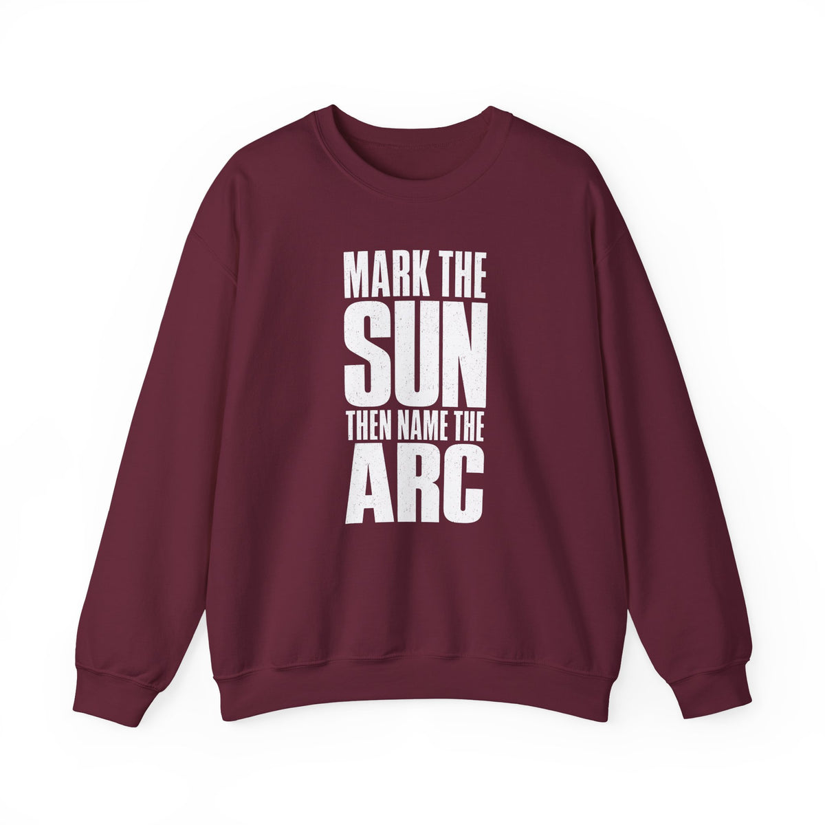Mark the Sun Then Name the Arc Crewneck