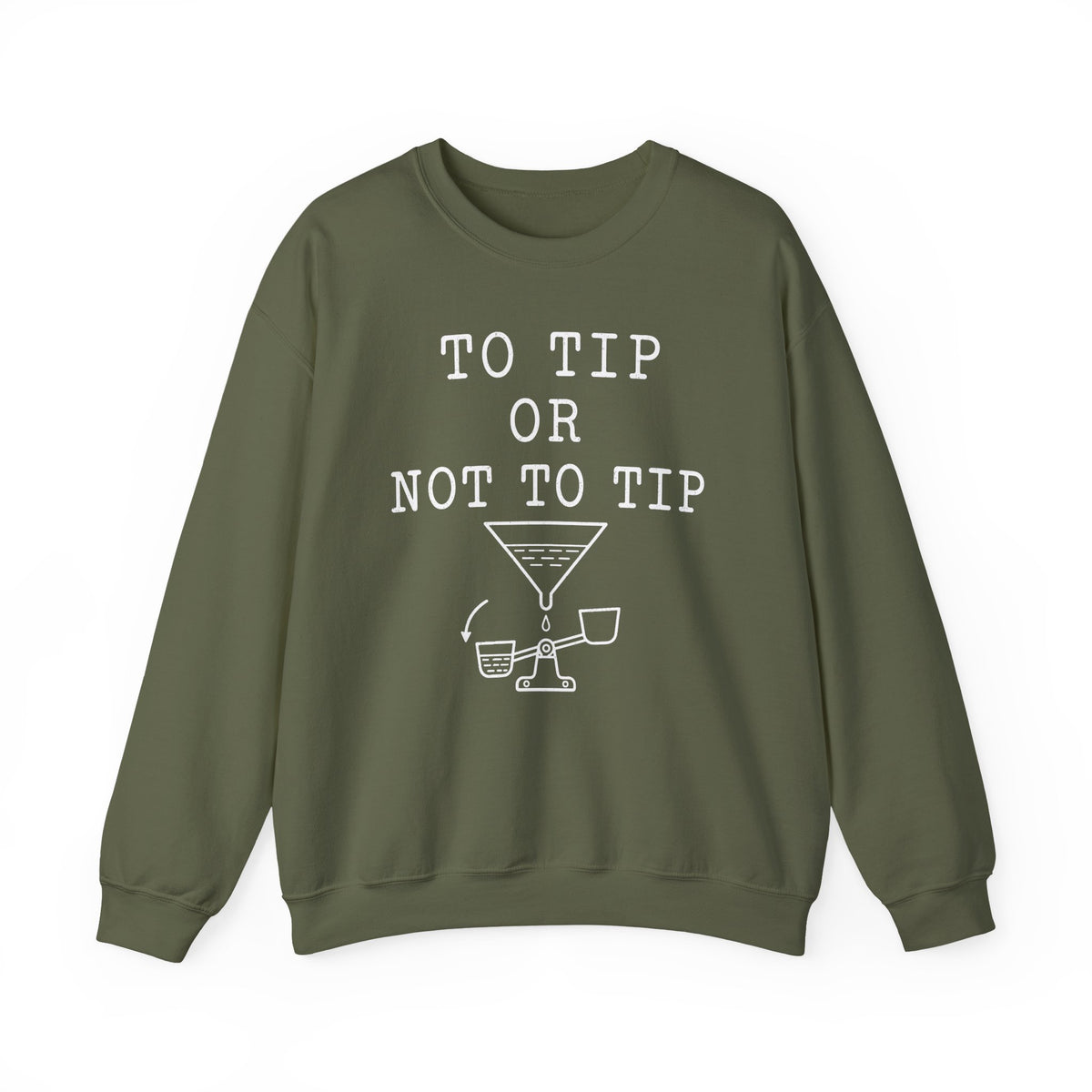 To Tip or Not to Tip Crewneck