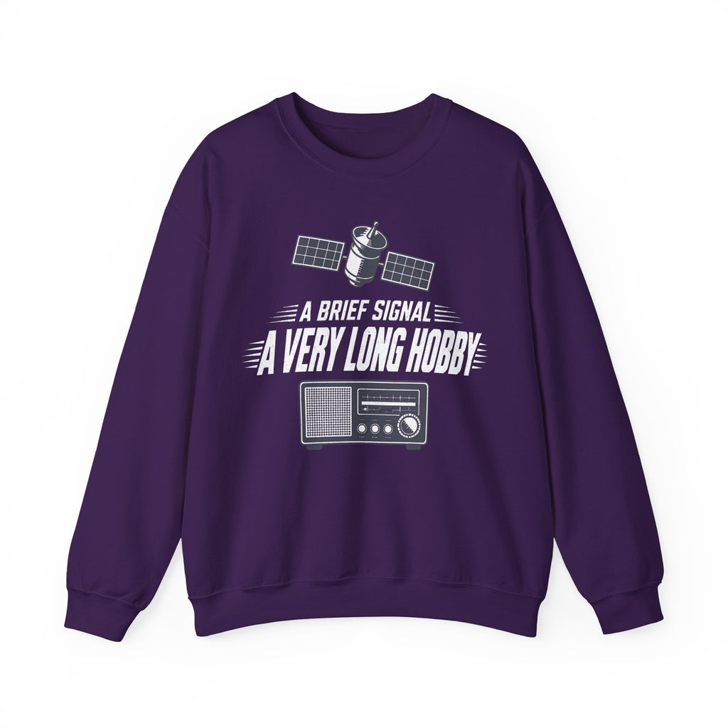 A Brief Signal a Very Long Hobby Crewneck