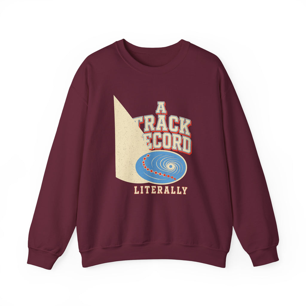 A Track Record, Literally Crewneck
