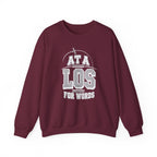 At a LOS for Words Crewneck