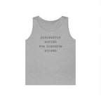 Discreetly Hoping for Discrete Storms Tank Top