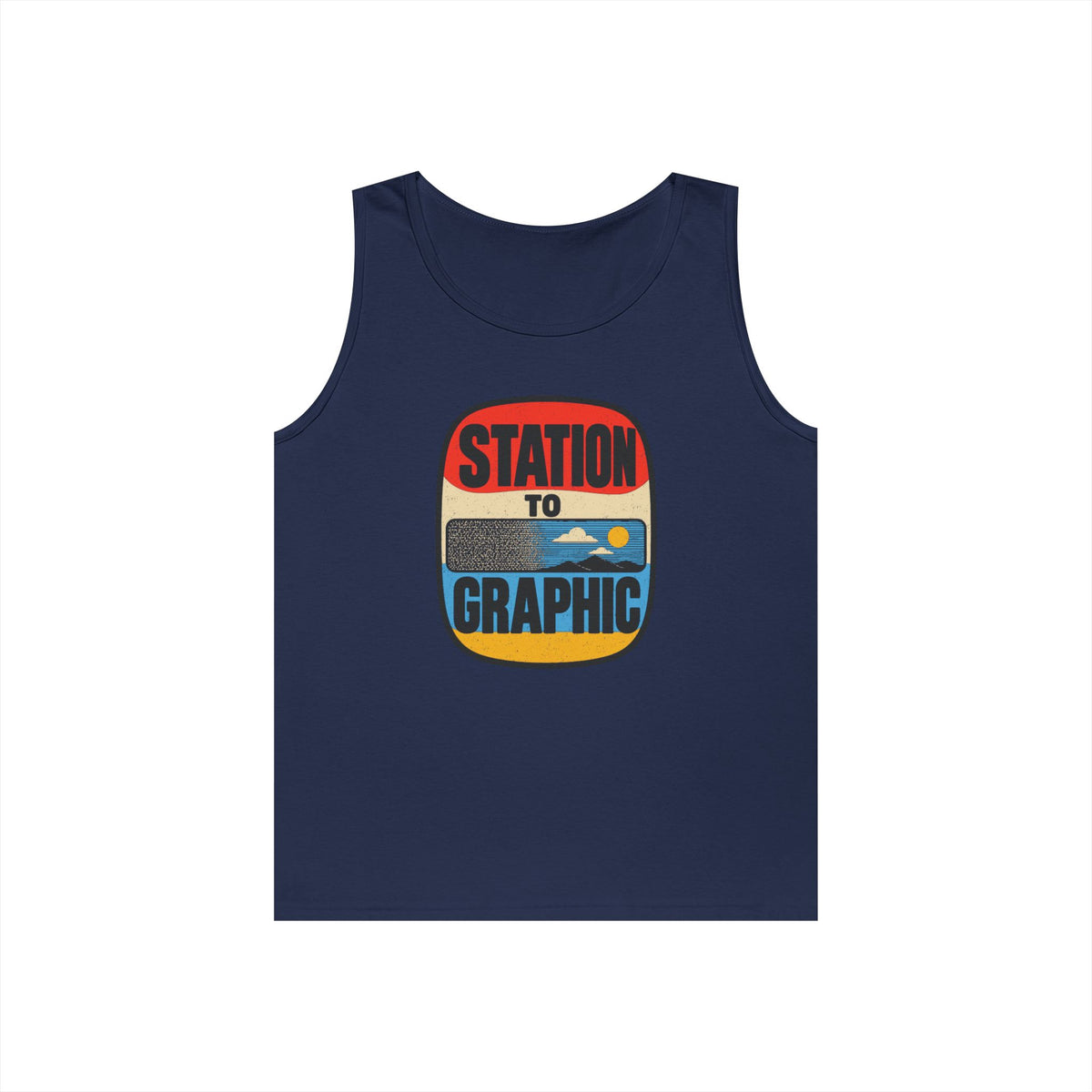 Station to Graphic Tank Top