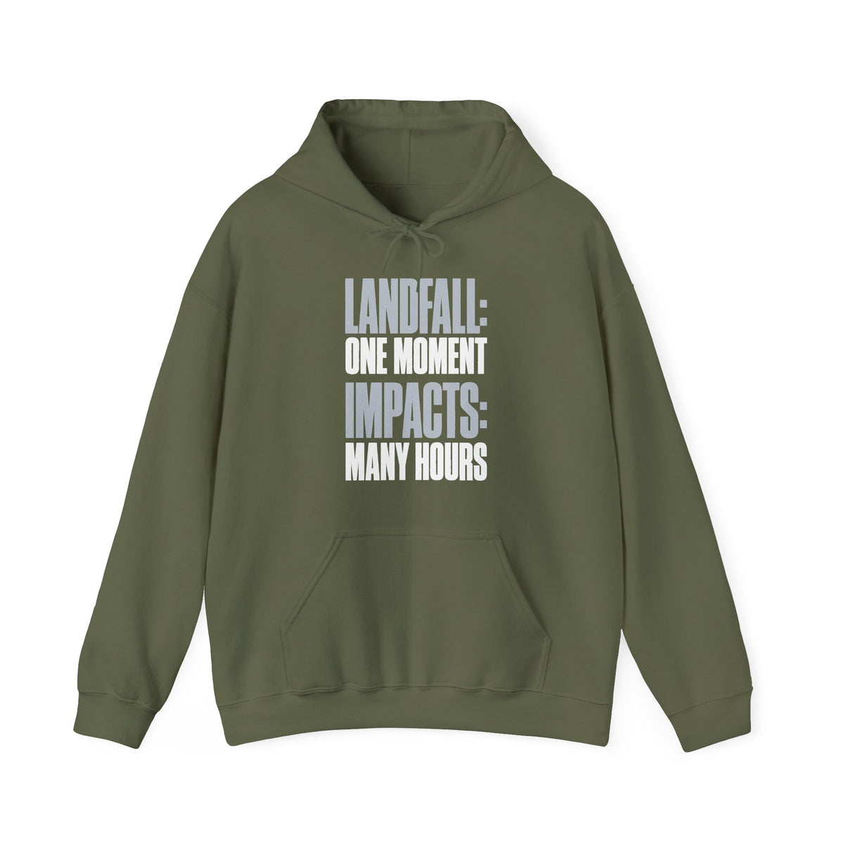 Landfall: One Moment Impacts: Many Hours Hoodie