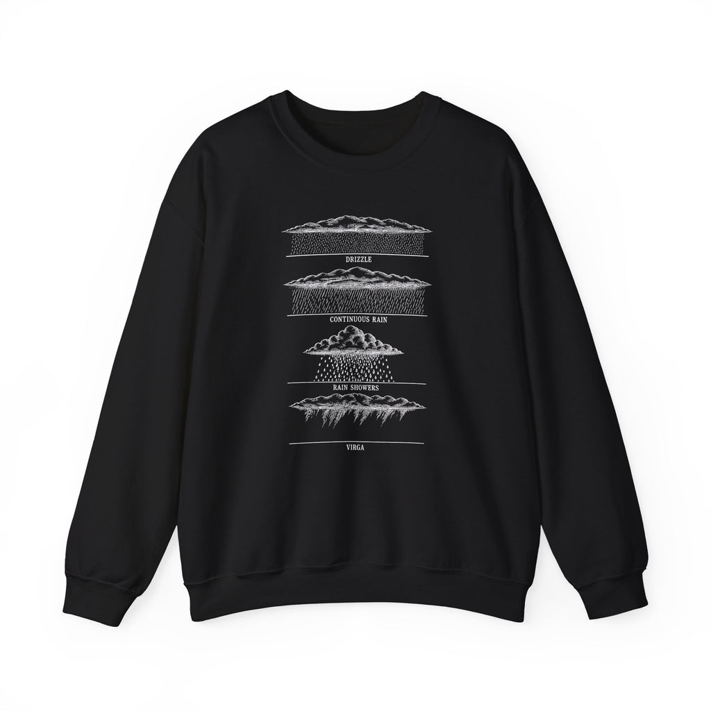 Drizzle Rain Showers and Virga Crewneck