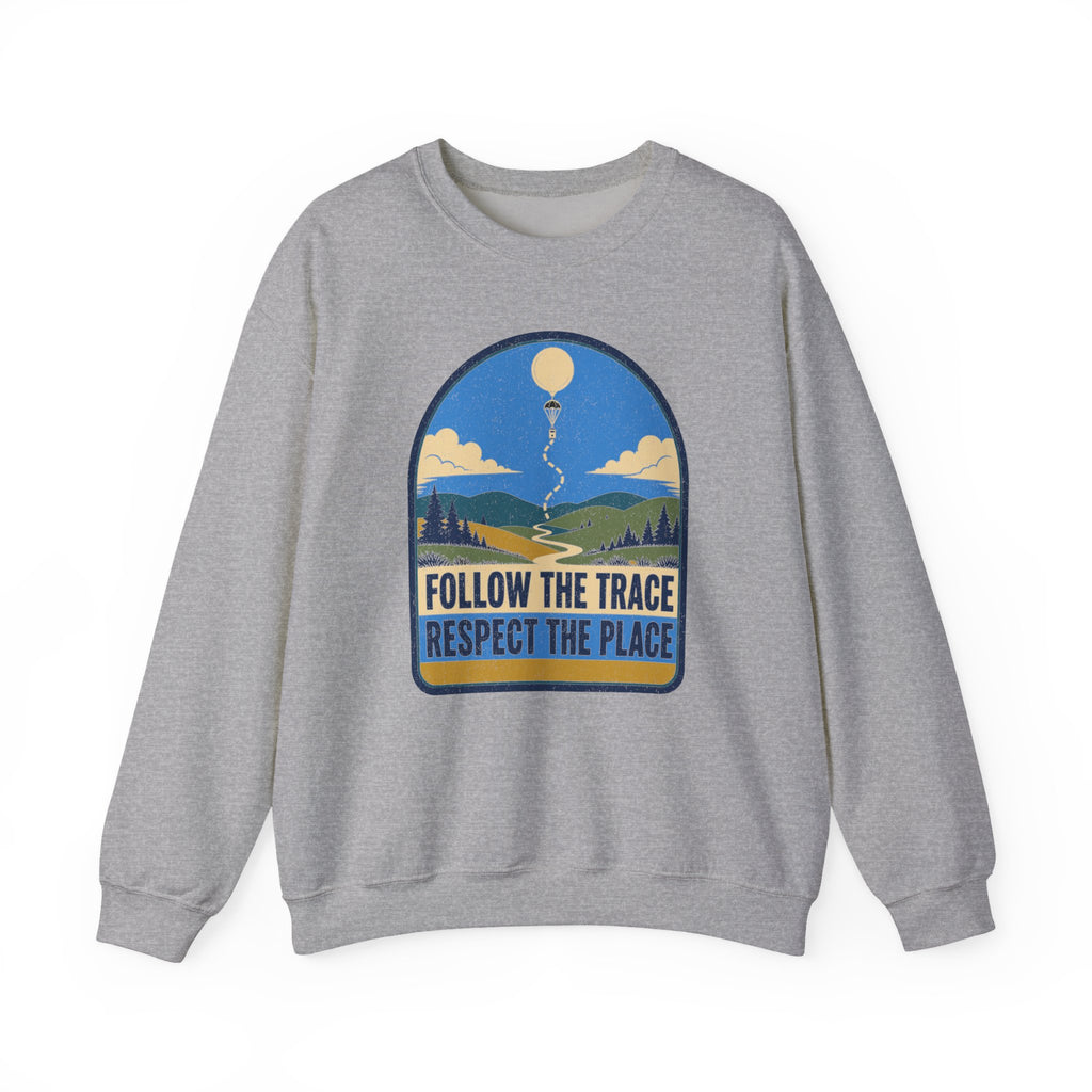 Follow the Trace Respect the Place Crewneck