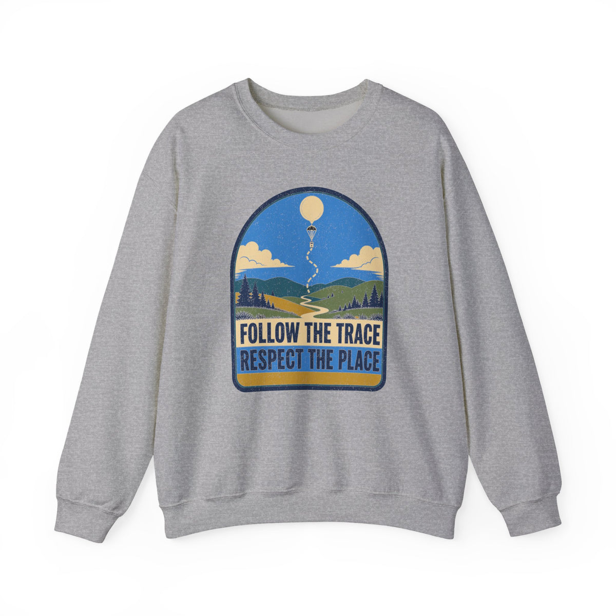 Follow the Trace Respect the Place Crewneck
