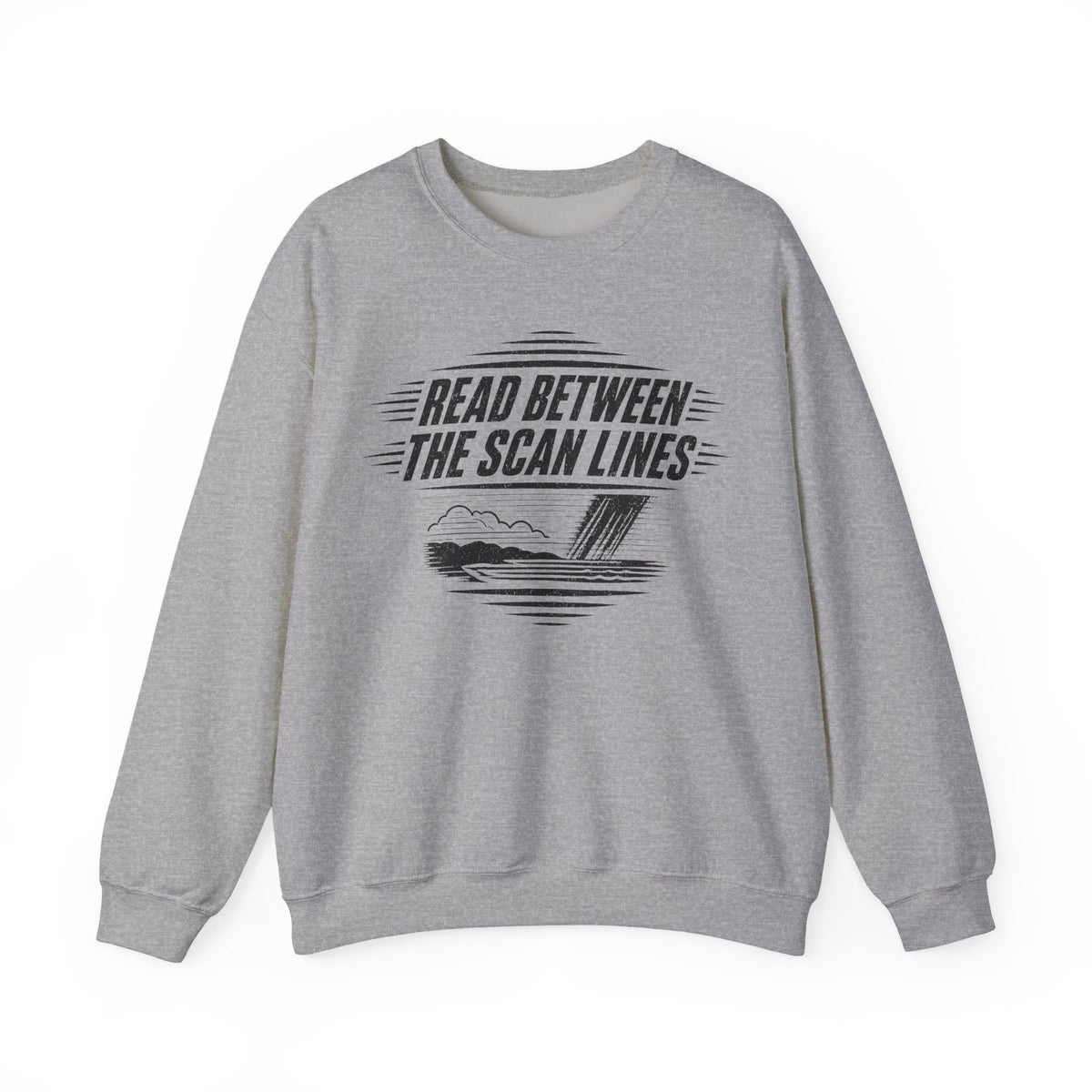 Read Between the Scan Lines Crewneck