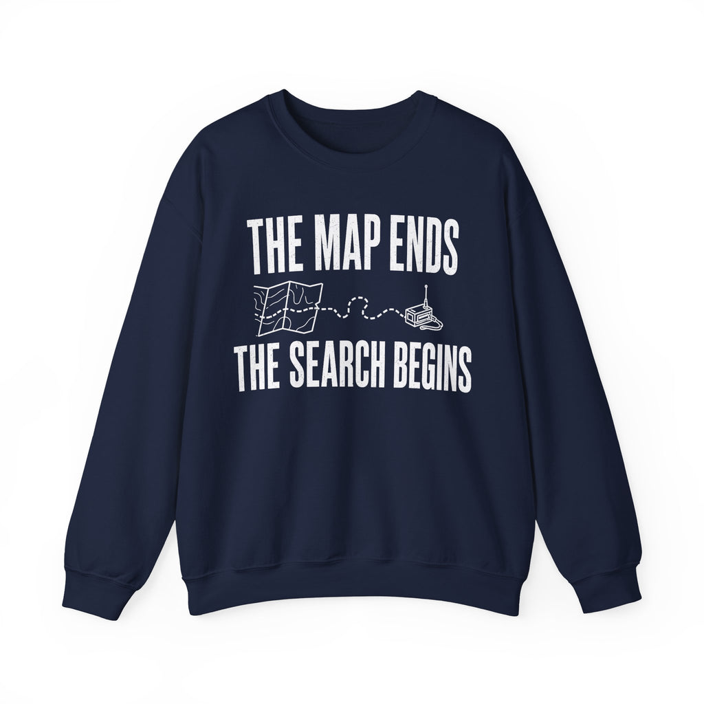 The Map Ends, the Search Begins Crewneck