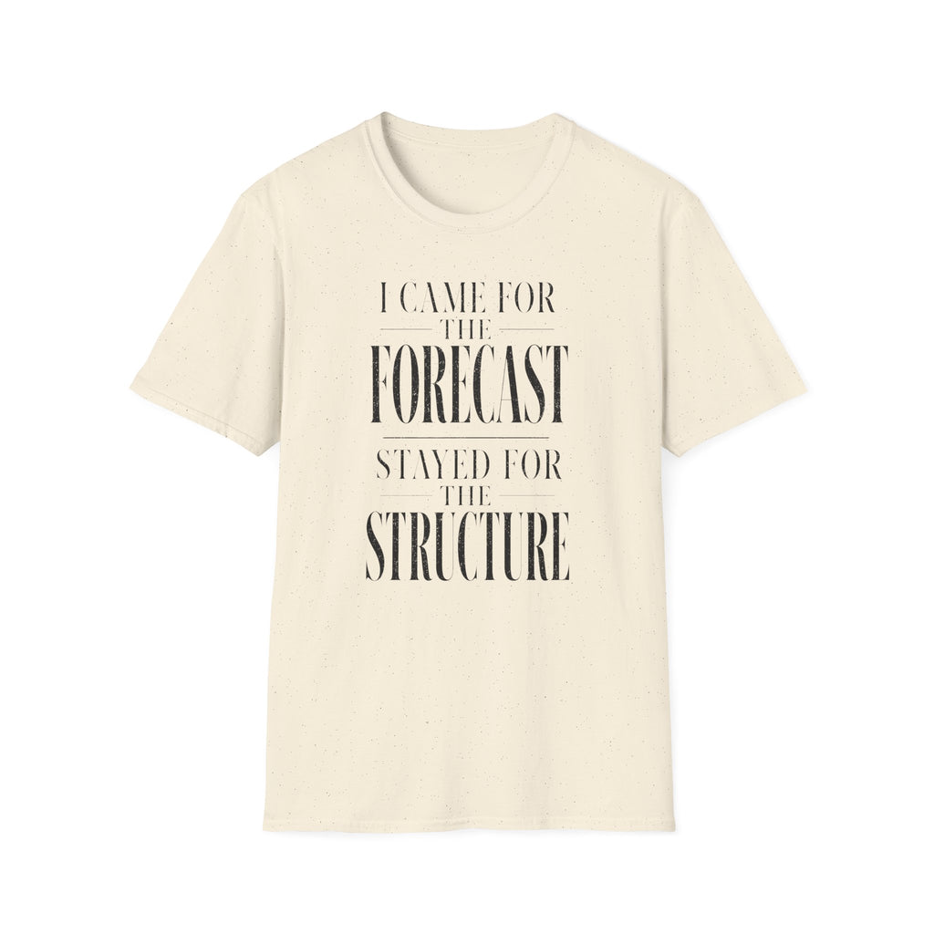 I Came for the Forecast Stayed for the Structure T-Shirt
