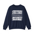 Pressure Falling Interest Rising Crewneck