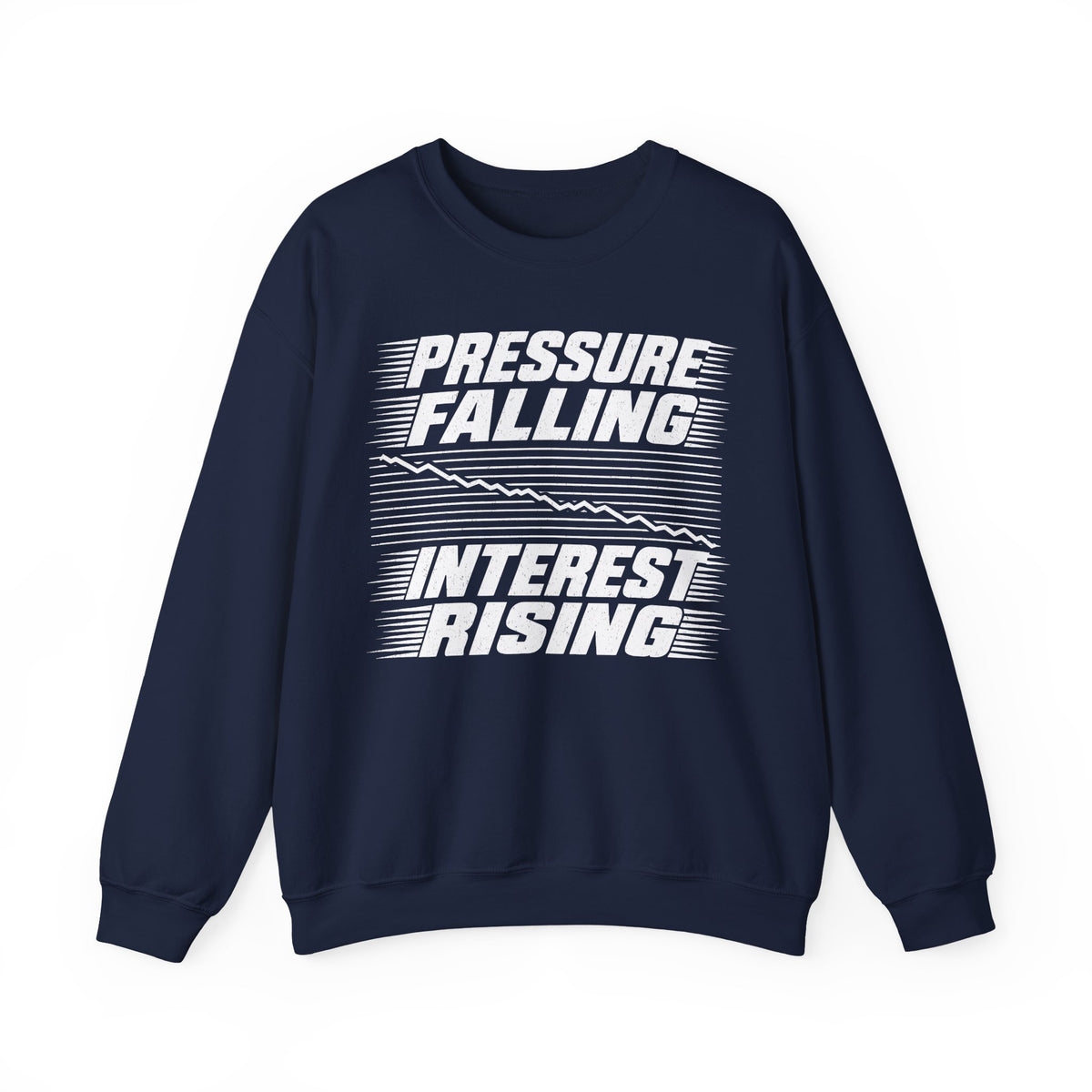 Pressure Falling Interest Rising Crewneck