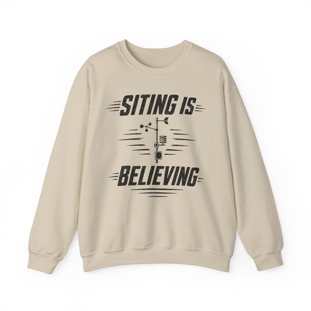 Siting Is Believing Crewneck