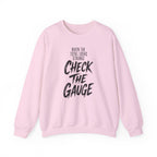 When the Total Looks Strange Check the Gauge Crewneck